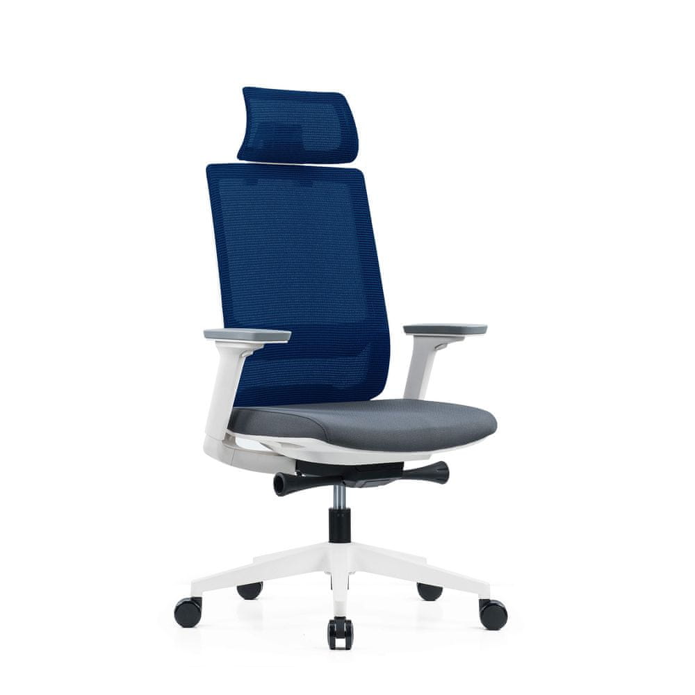 Dalenor Ergonomická kancelárska stolička Meteor X, sieťovina, modrá
